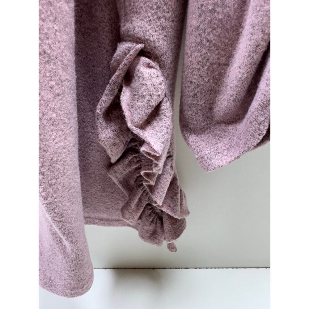 Terra & Sky Women’s 4X (28W-30W) Dusty Rose Sweater Pullover Romantic Feminine - Picture 7 of 15